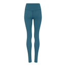 Girlfriend Collective - Leggings flotantes de cintura alta - Ixia larga y oscura