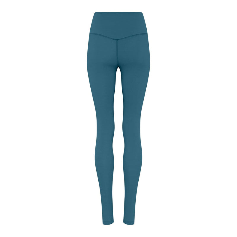 Girlfriend Collective - Leggings flotantes de cintura alta - Ixia larga y oscura