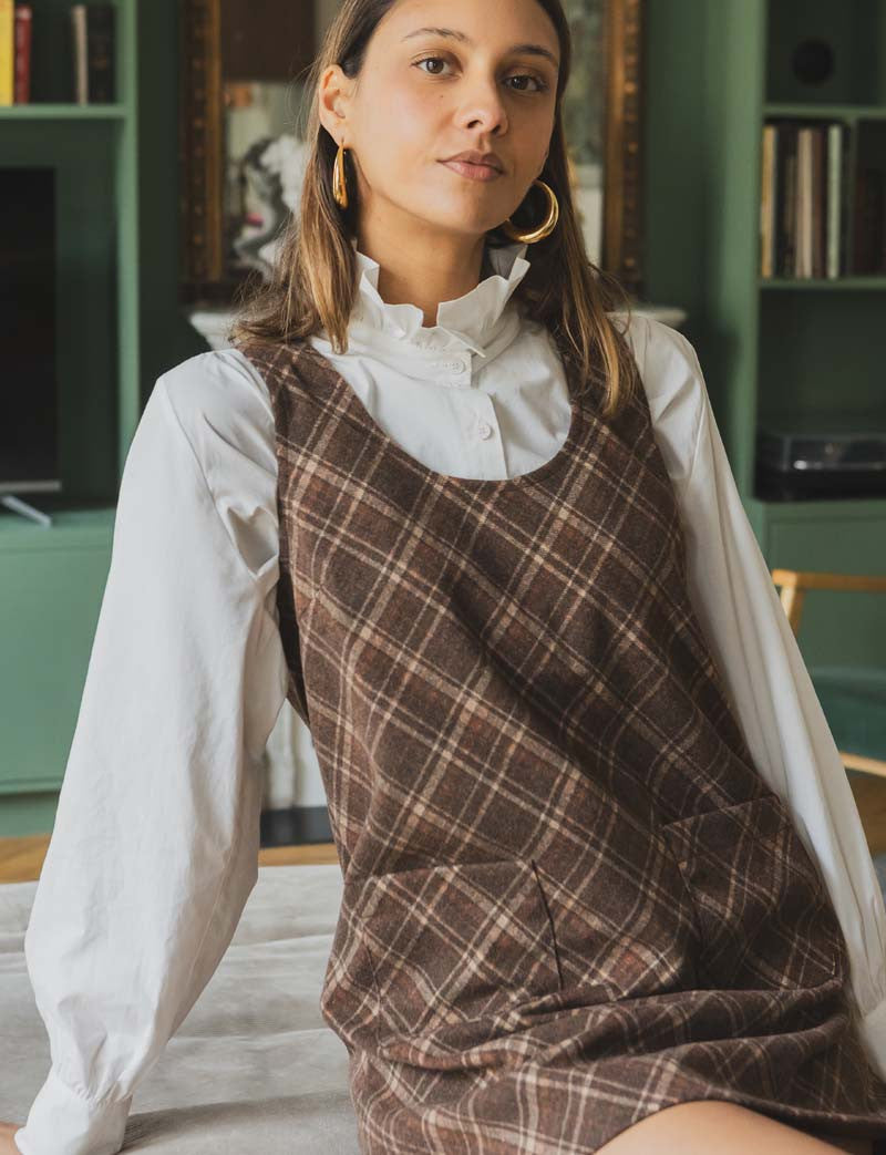 Rutig Klänning Elym