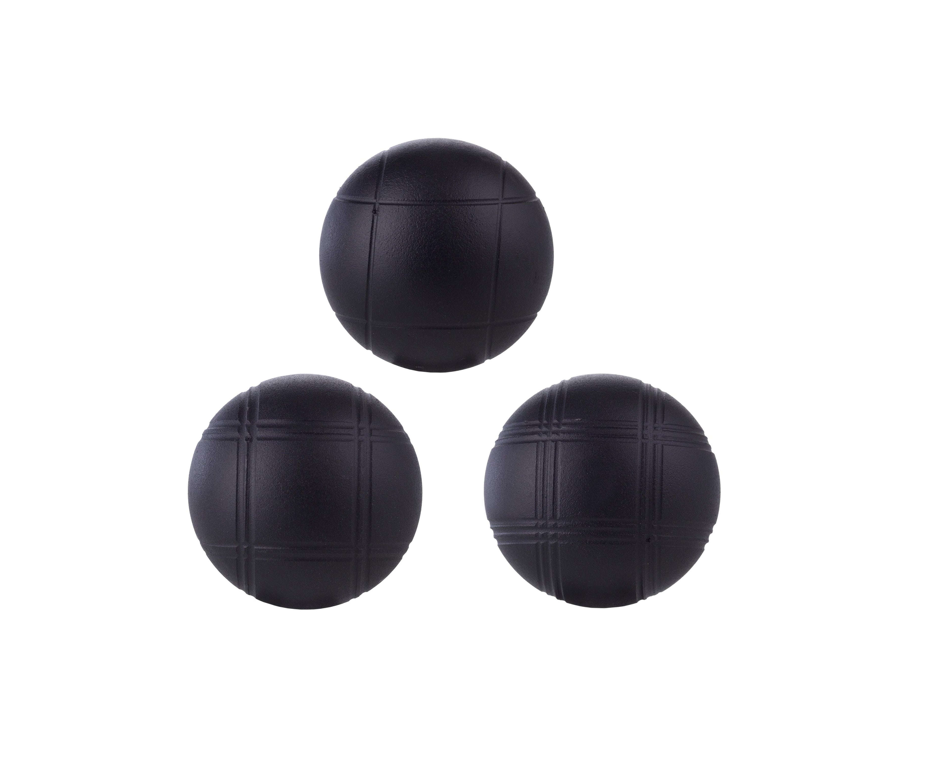 Jeu De 6 Boules De Pétanque - Black Edition