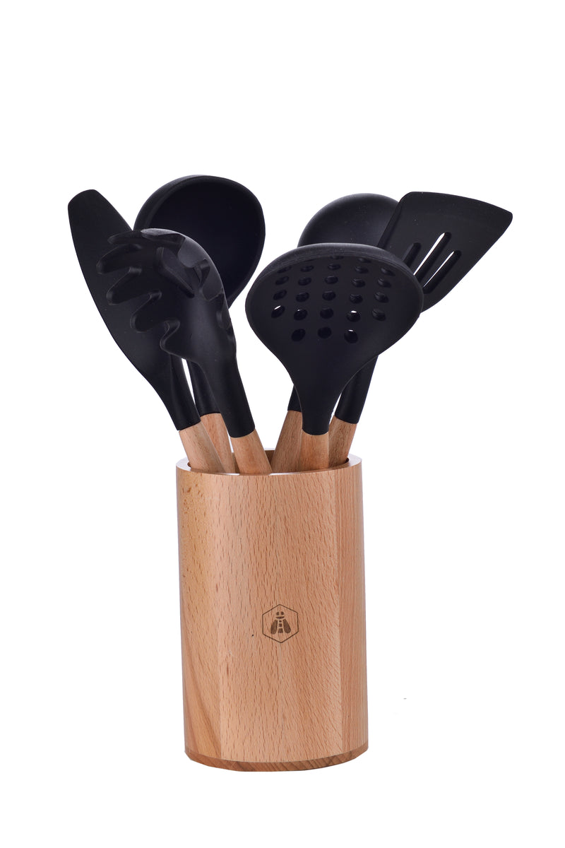 Set Of 6 Utensils - Black Edition