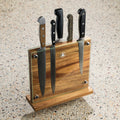 Bloc Repose Couteau Aimanté En Bois D’Accacia 25Cm
