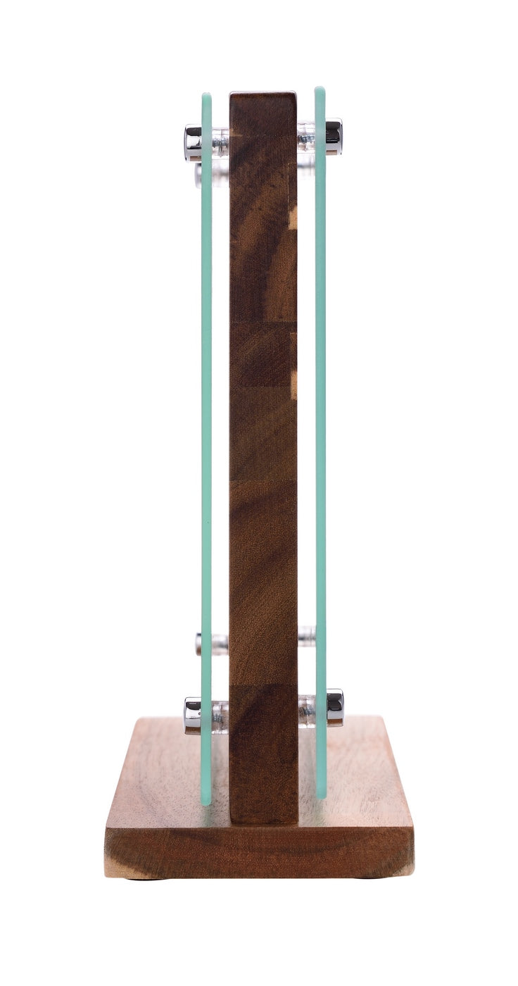 Bloc Repose Couteau Aimanté En Bois D’Accacia 25Cm
