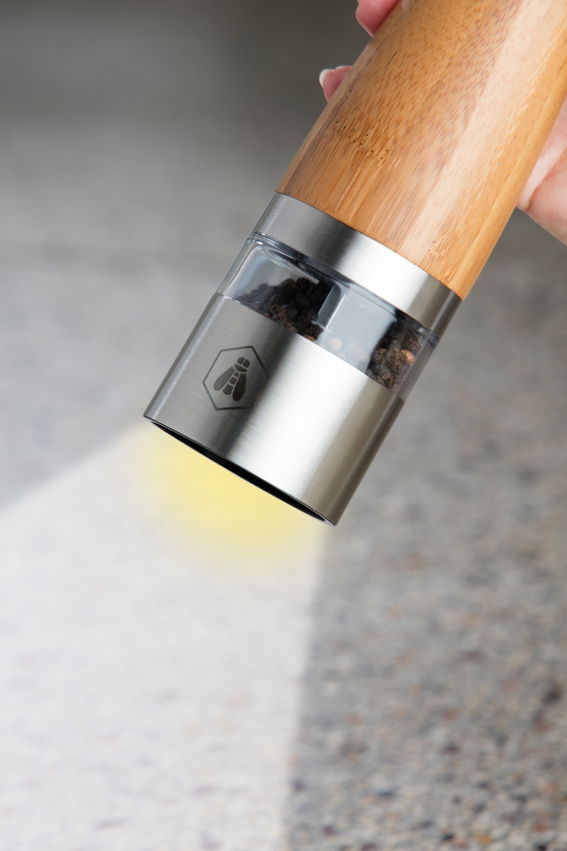 Pepper Or Salt Mill - Bamboo - Brown