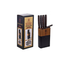 Set of 5 Pieces - Kitchen Knives - Titanium