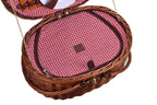 Cooler Picnic Basket For 2 People - Brown