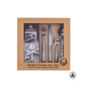 Juego de cubiertos - Acero inoxidable - 16 piezas