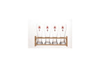 Set Of 4 Beer Glasses On Stand