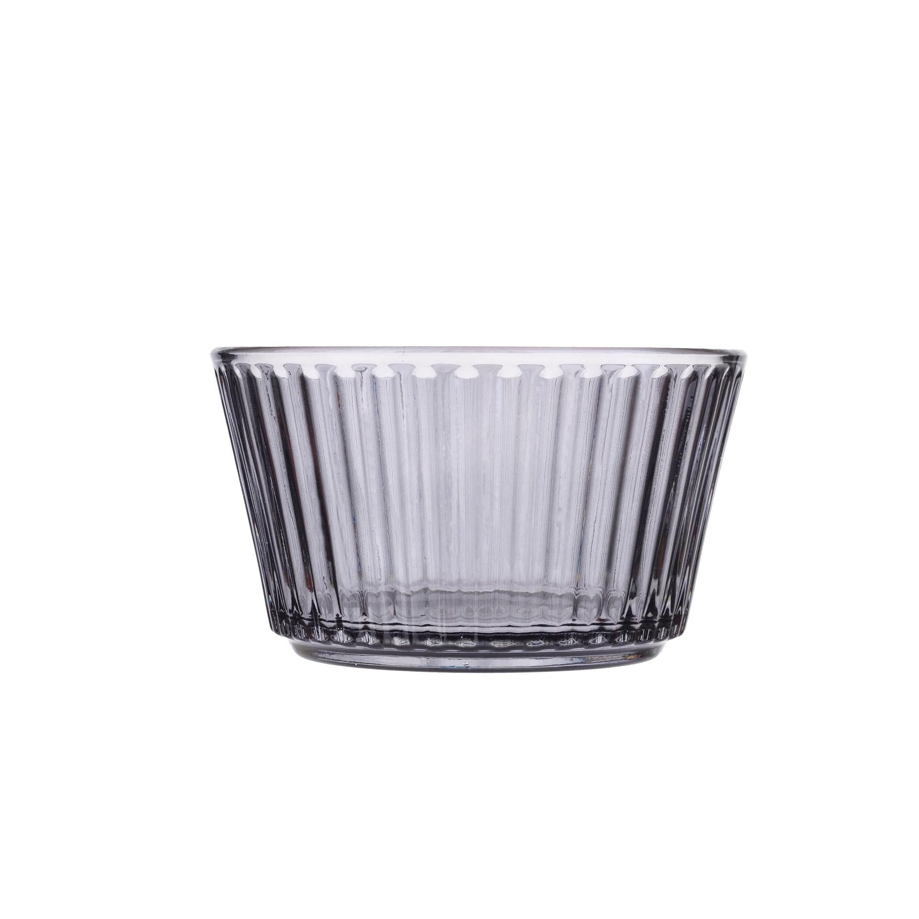 Ensemble D'Apéritif 4 Bols En Verre Et Plateau En Bois