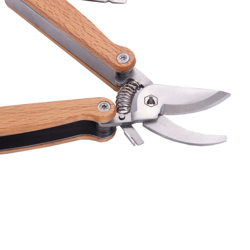 Tijeras de podar multifunción de madera de haya