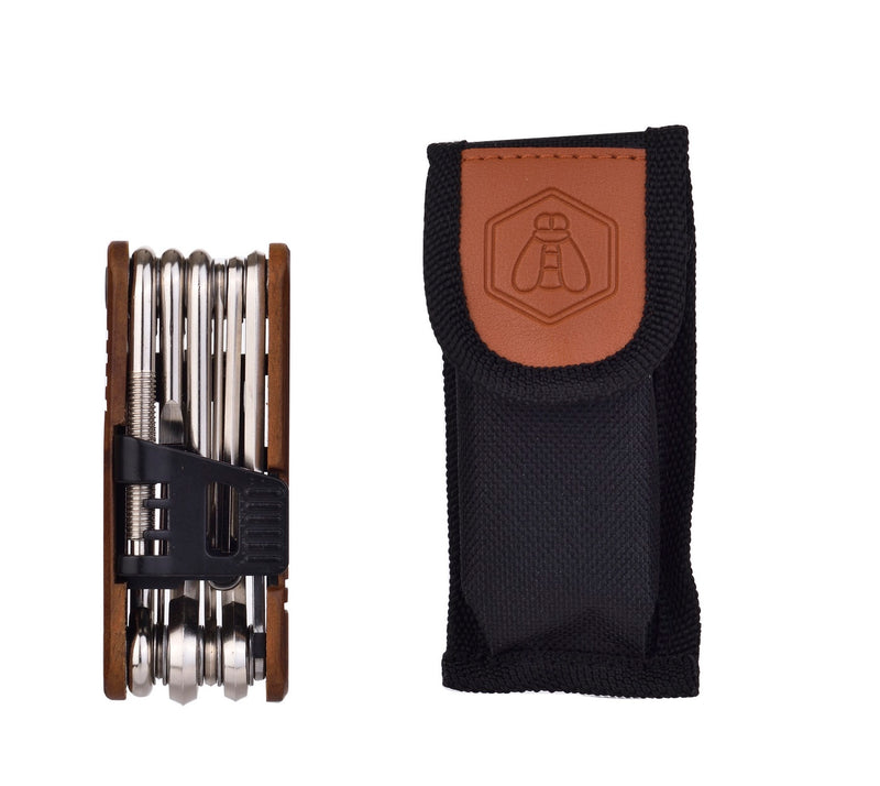 Kit de reparación de bicicletas multifunción con bolsa