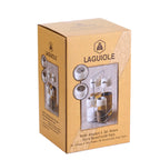 Set 4 Pces Huile Et Vinaigre Saliere Poivrier Sur Socle