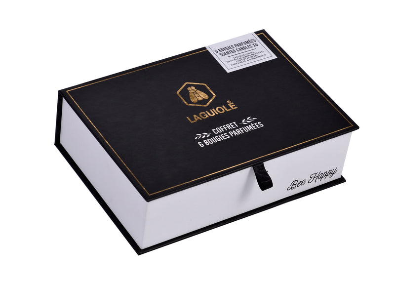 Coffret De 6 Bougies Parfumées - Cire Naturelle