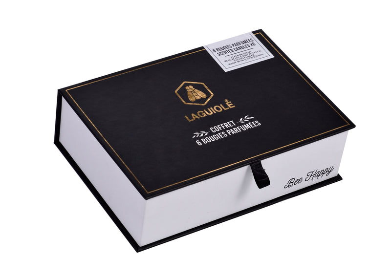 Coffret De 6 Bougies Parfumées - Cire Naturelle