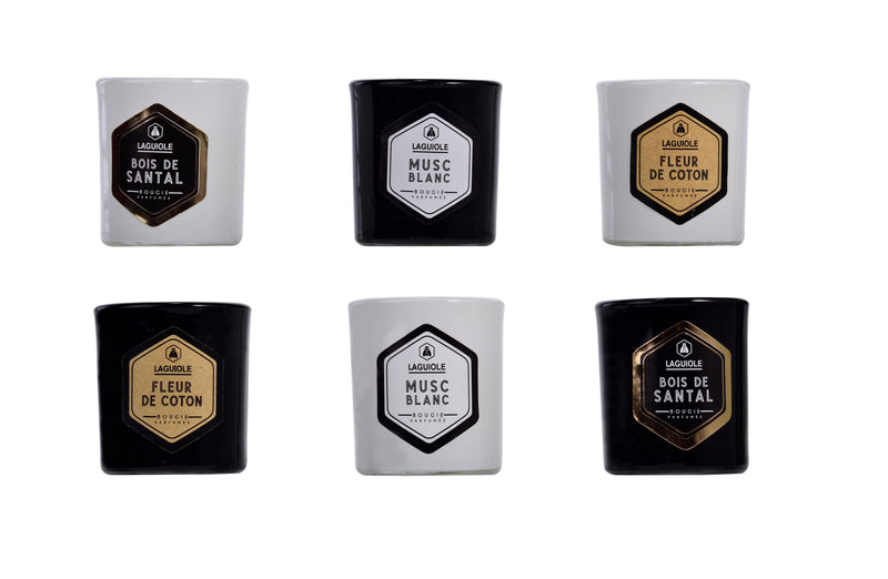 Coffret De 6 Bougies Parfumées - Cire Naturelle