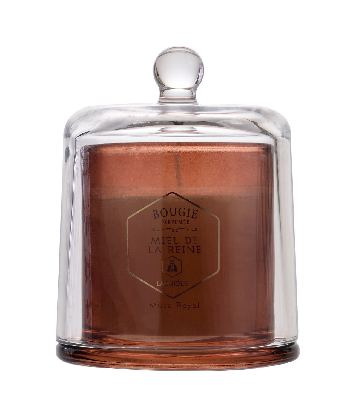 Scented Candle With Bell Jar White Musk 22 Hours Of Fragrance 145 G