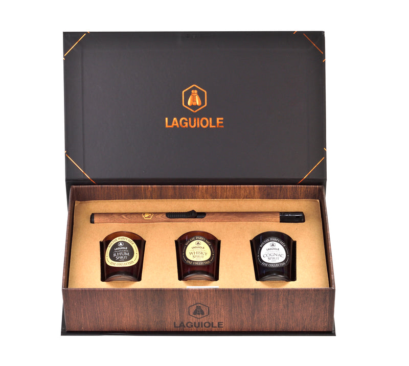 Coffret De 3 Bougies & Allume Tout