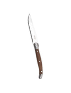 Box Of 6 Knives - Walnut Wood - Lg Héritage