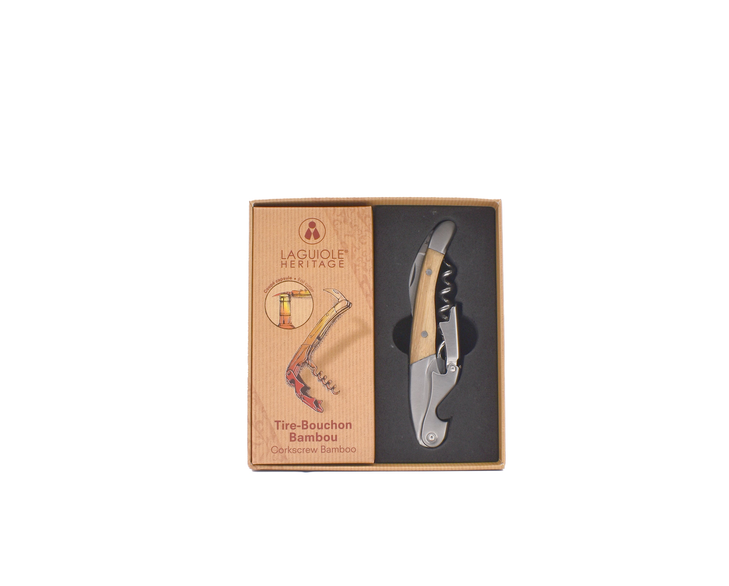 Double Lever Sommelier - Bamboo Wood Handle