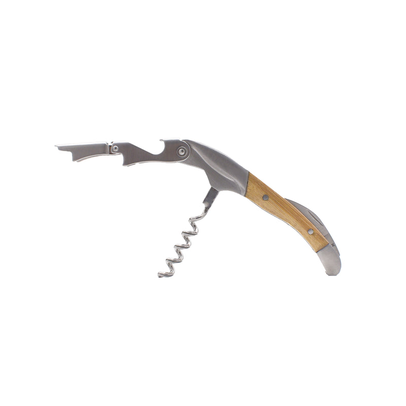 Sommelier Doble Palanca - Mango Madera Bambú