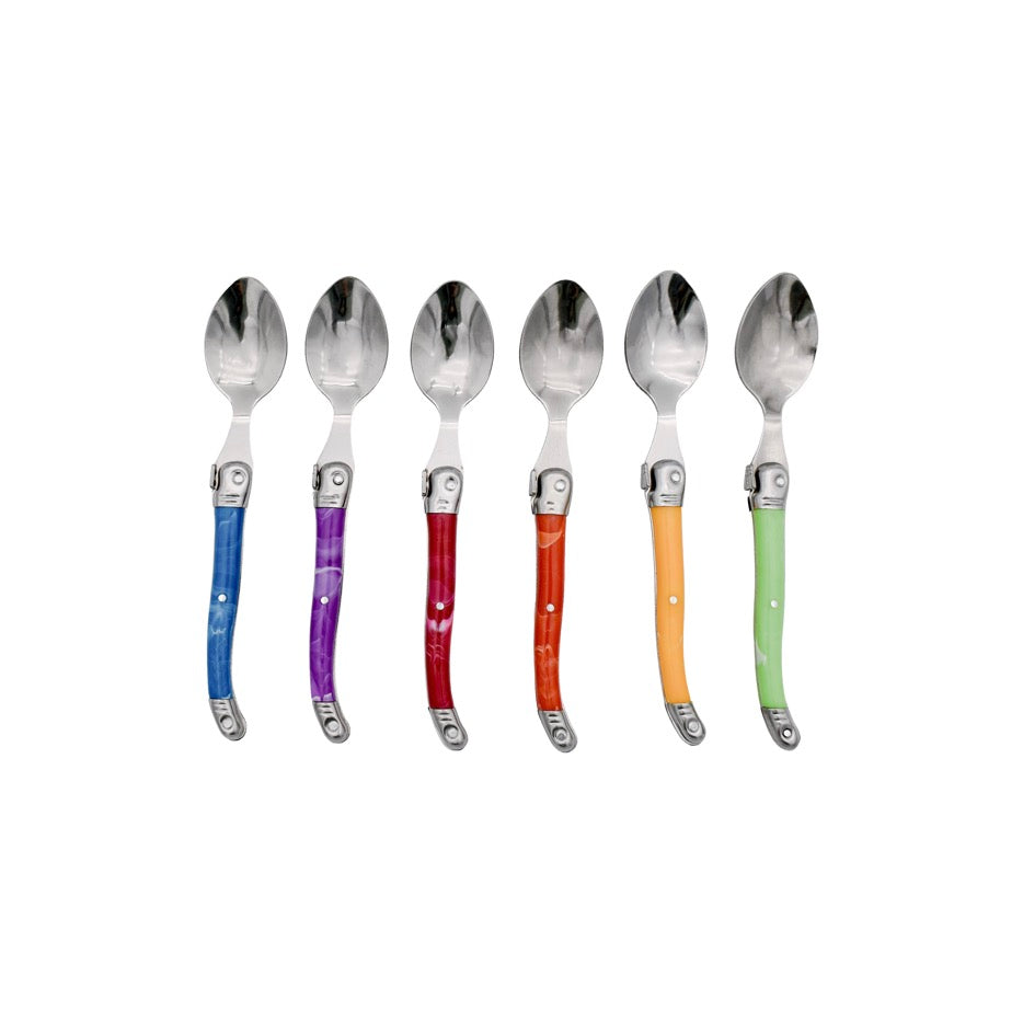 Laguiole Heritage - Assorted Color Cutlery 24 Pieces