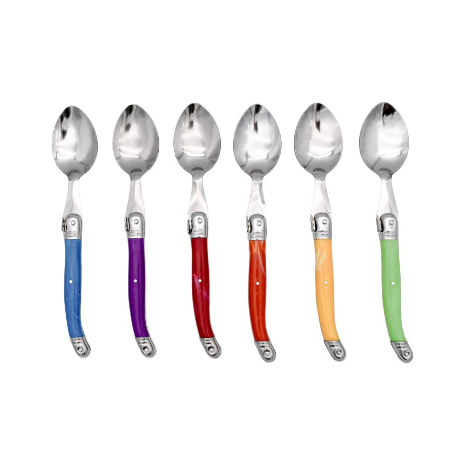 Laguiole Heritage - Assorted Color Cutlery 24 Pieces
