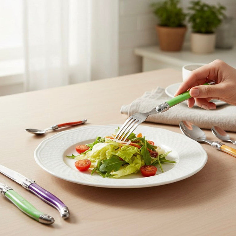 Laguiole Heritage - Assorted Color Cutlery 24 Pieces