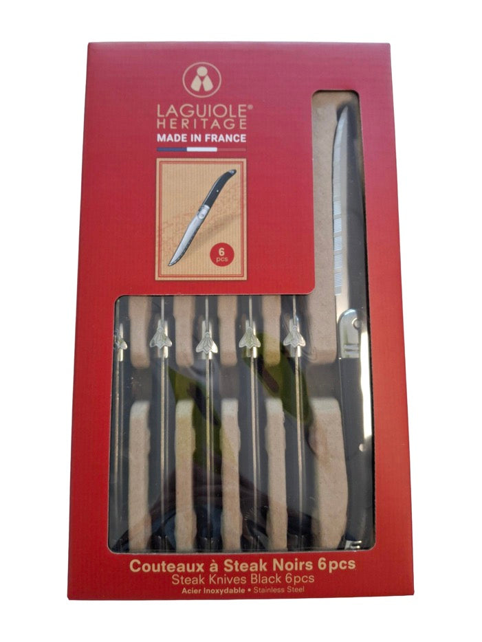 Laguiole Heritage - Black Steak Knife