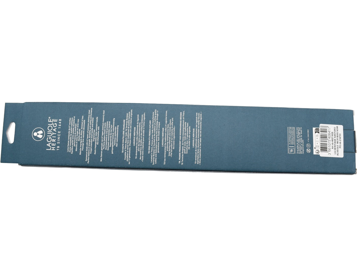 Couteau Santoku Alvéole 18Cm - Bois Noir