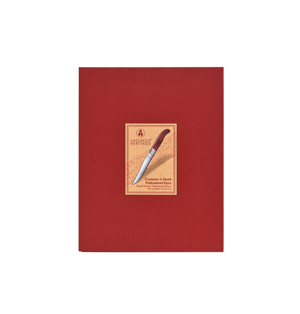 Estuche de 6 Cuchillos para Carne - LG Heritage