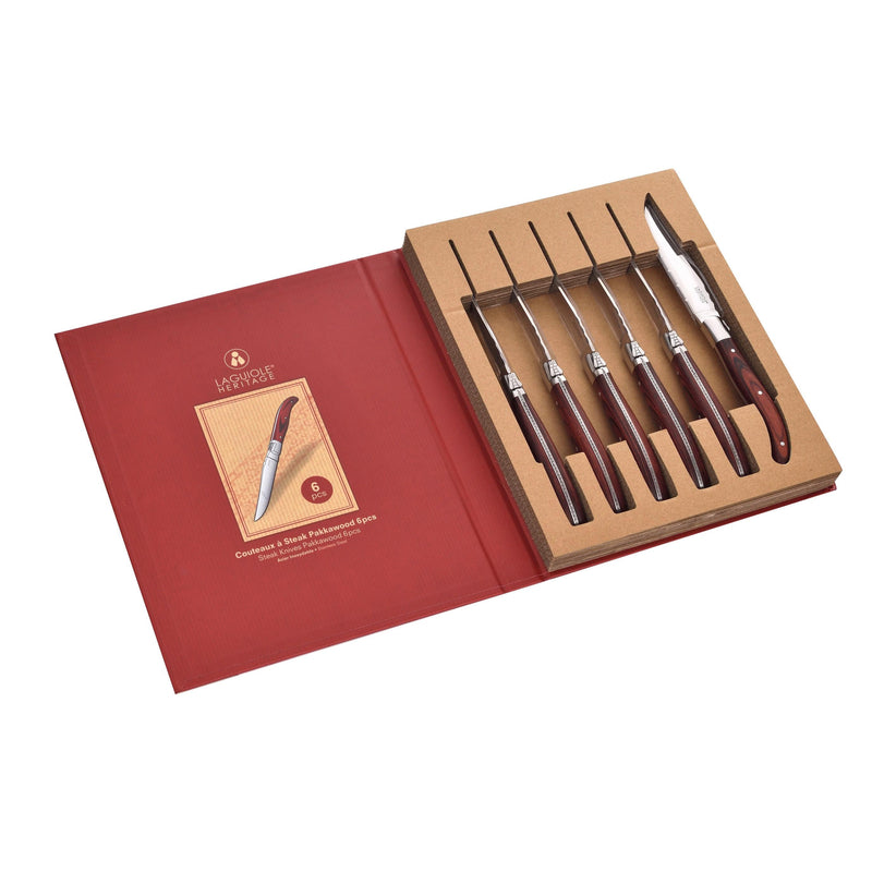 Caja De 6 Cuchillos Para Carne - LG Heritage