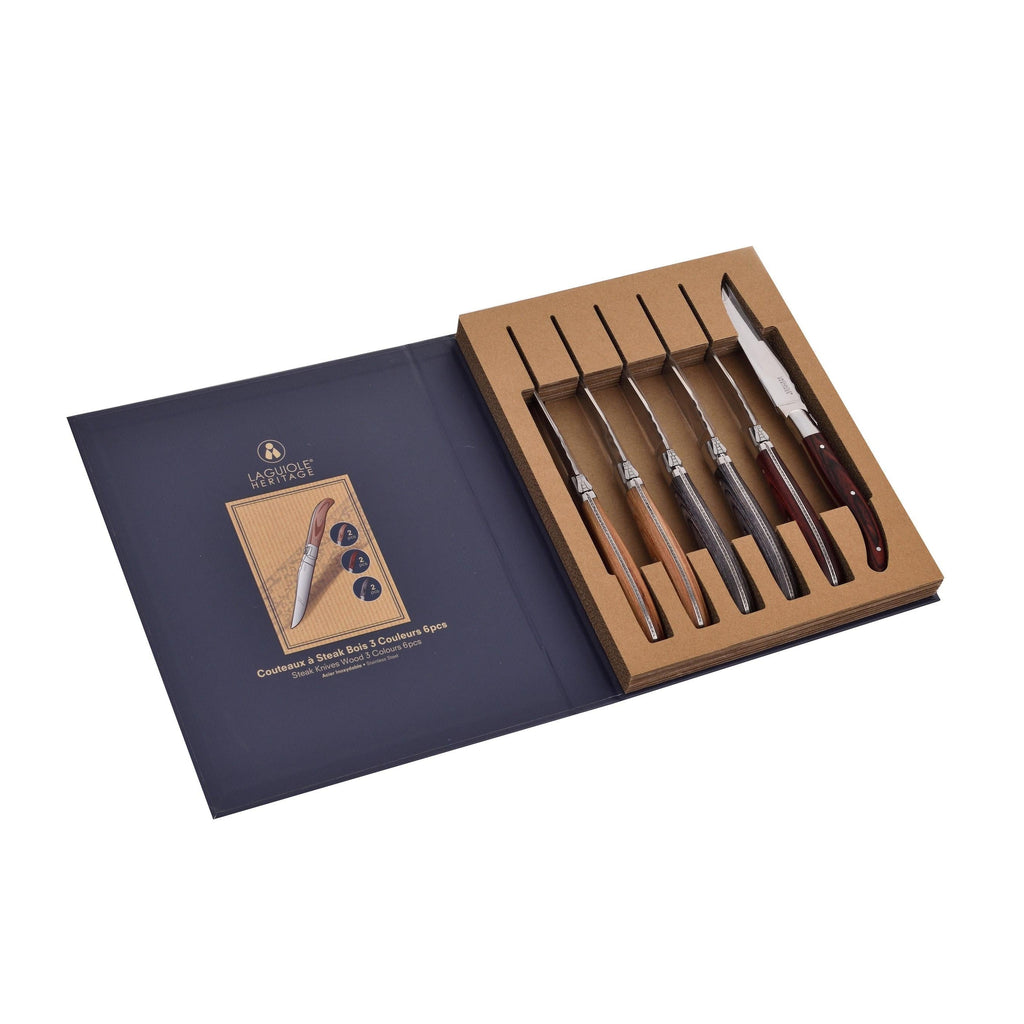 Set De 6 Cuchillos Para Carne