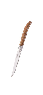 Box Of 6 Steak Knives - Oak