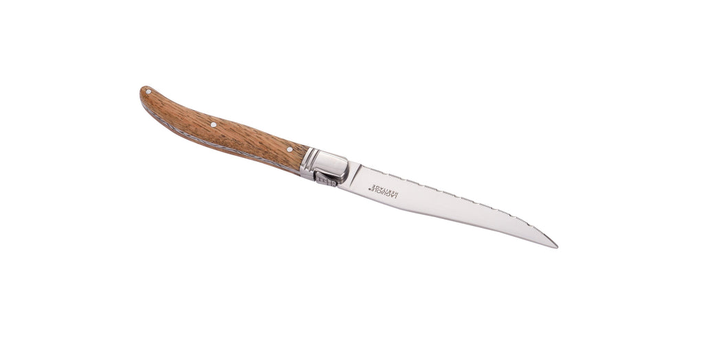 Box Of 6 Steak Knives - Oak