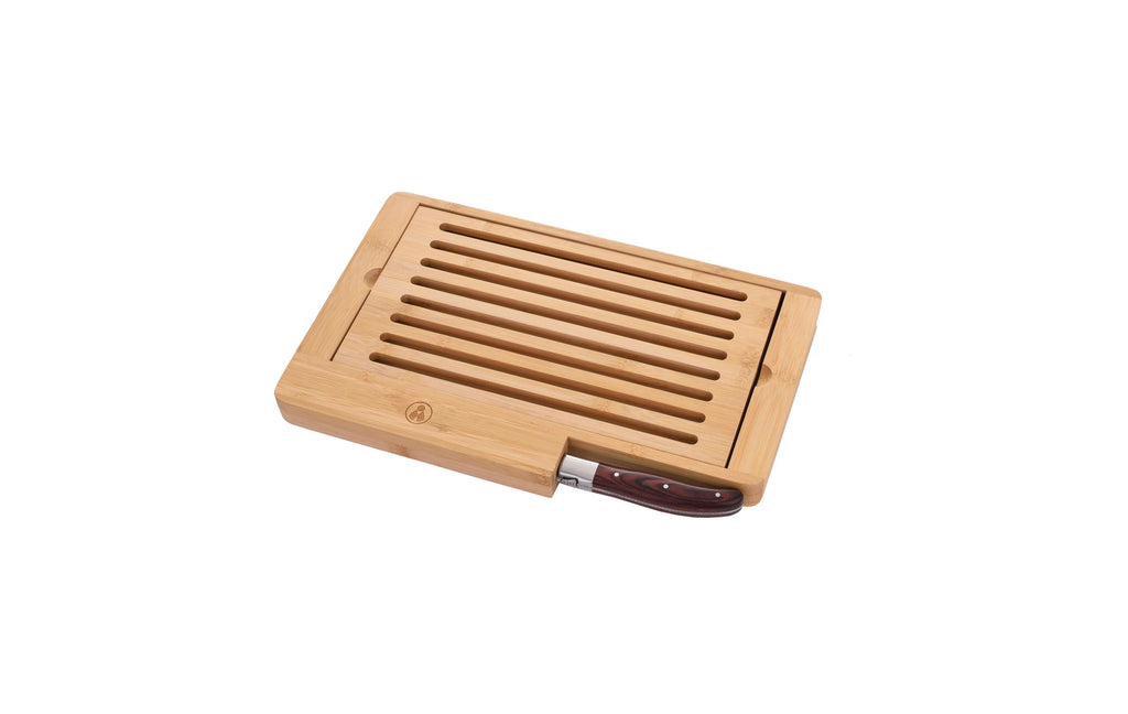 Tabla de Cortar de Bambú con Cuchillo para Pan - LG Heritage