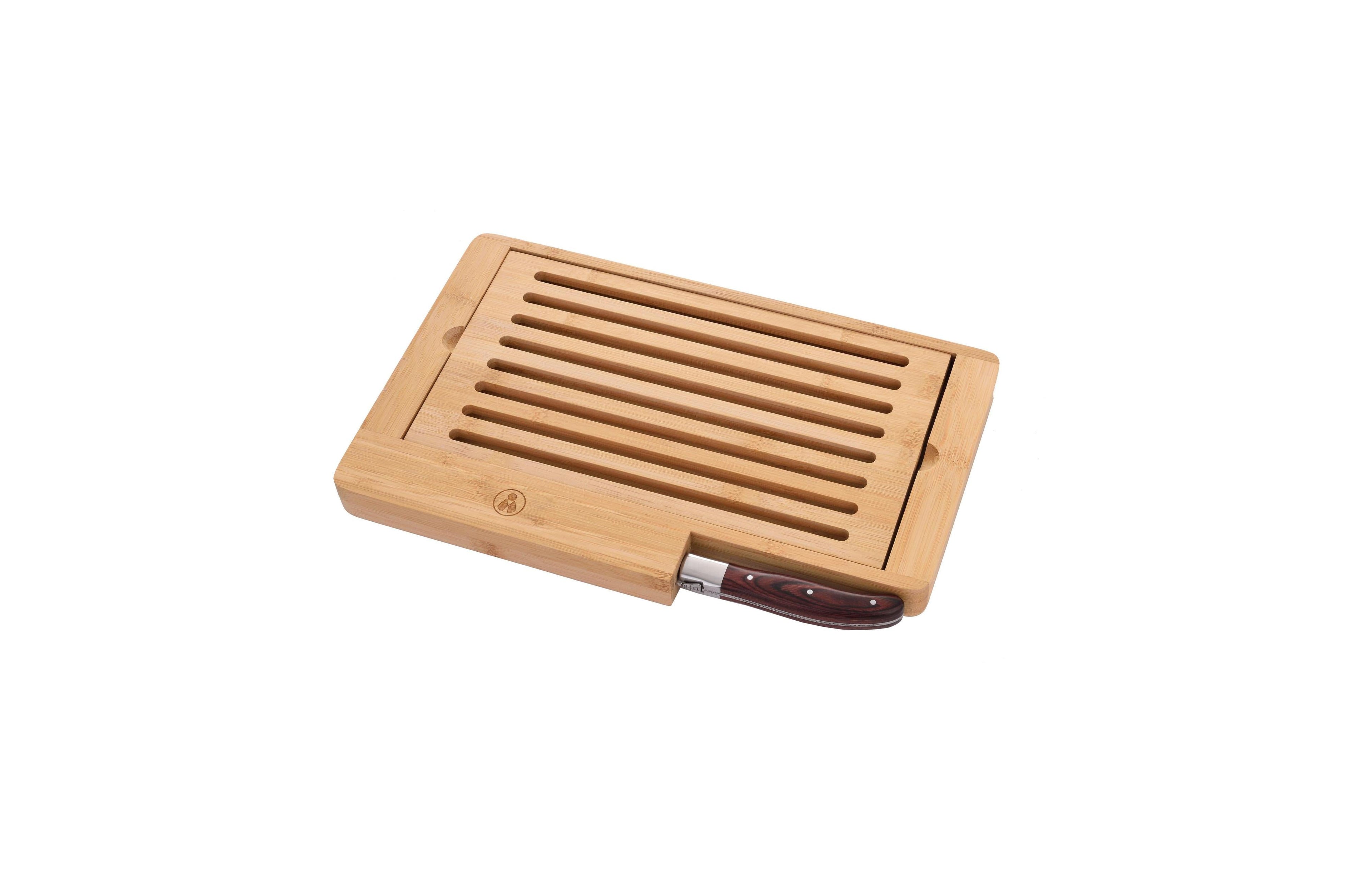 Tabla de Cortar de Bambú con Cuchillo para Pan - LG Heritage