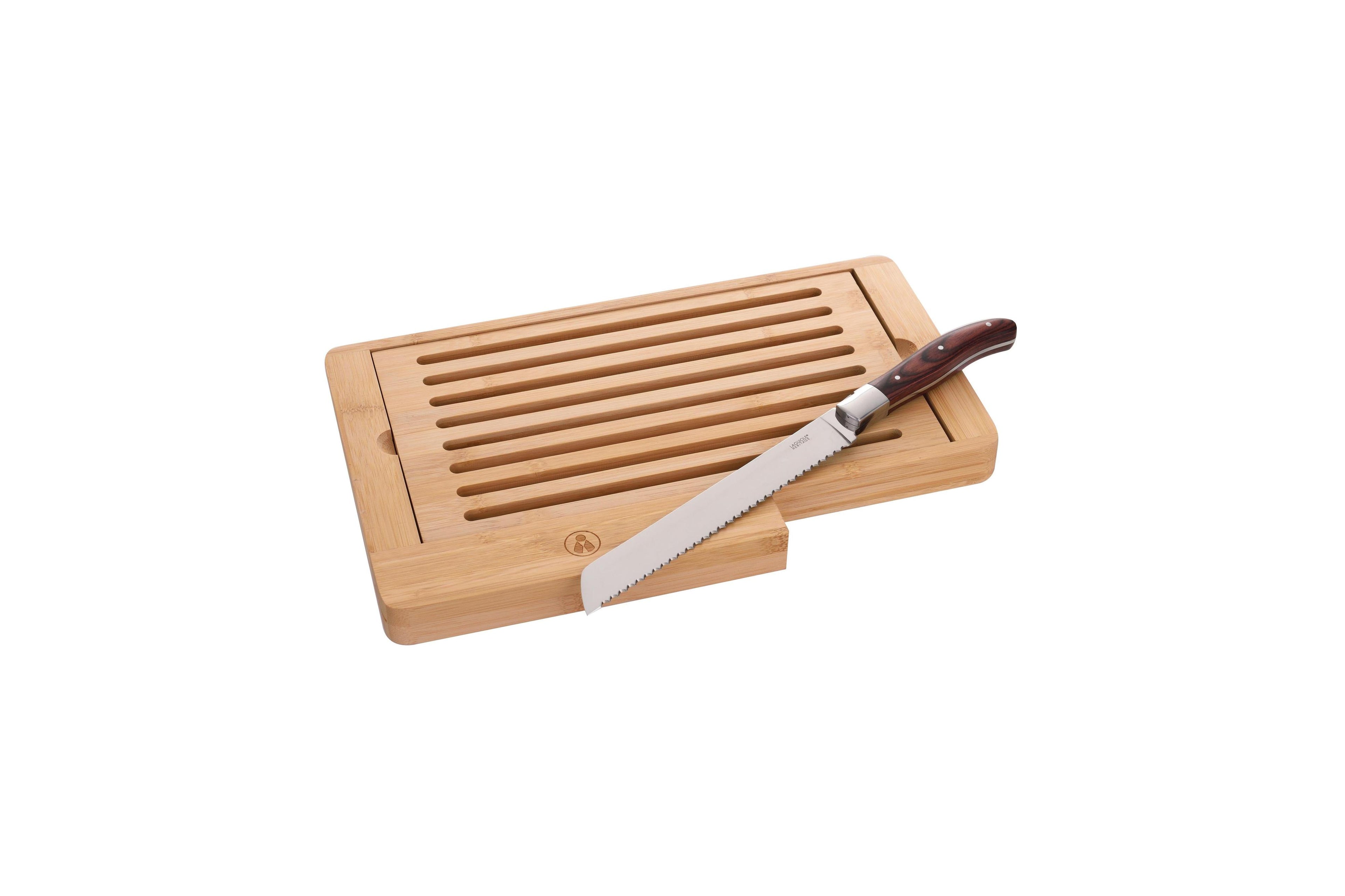 Bamboo Cutting Board and Bread Knife - LG Heritage