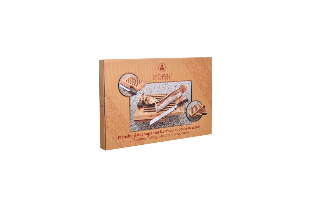 Tabla de Cortar de Bambú con Cuchillo para Pan - LG Heritage