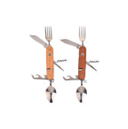 Folding Hiking Cutlery For 2 People