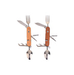 Folding Hiking Cutlery For 2 People