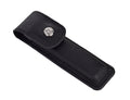 Lag Heritage Estuche Navaja Plegable Y Funda De Cuero Negro - Acero Inoxidable Y Mango De Madera De Palo De Rosa