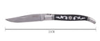 Cuchillo Plegable Mango de Madera Pakka Gris