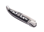 Cuchillo Plegable Mango de Madera Pakka Gris