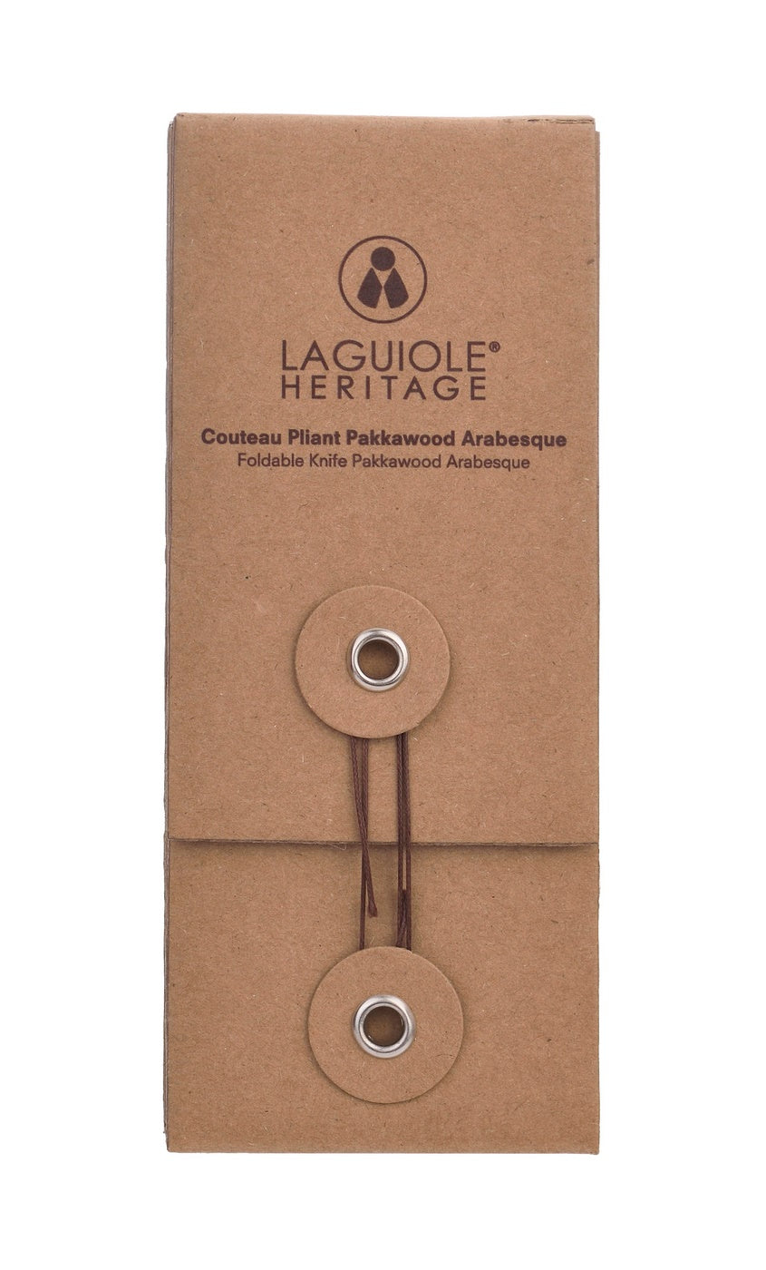 Cuchillo Plegable Mango de Madera Pakka Gris