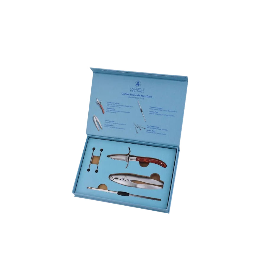 Laguiole Héritage Laguiole Seafood Box - 7 Pieces
