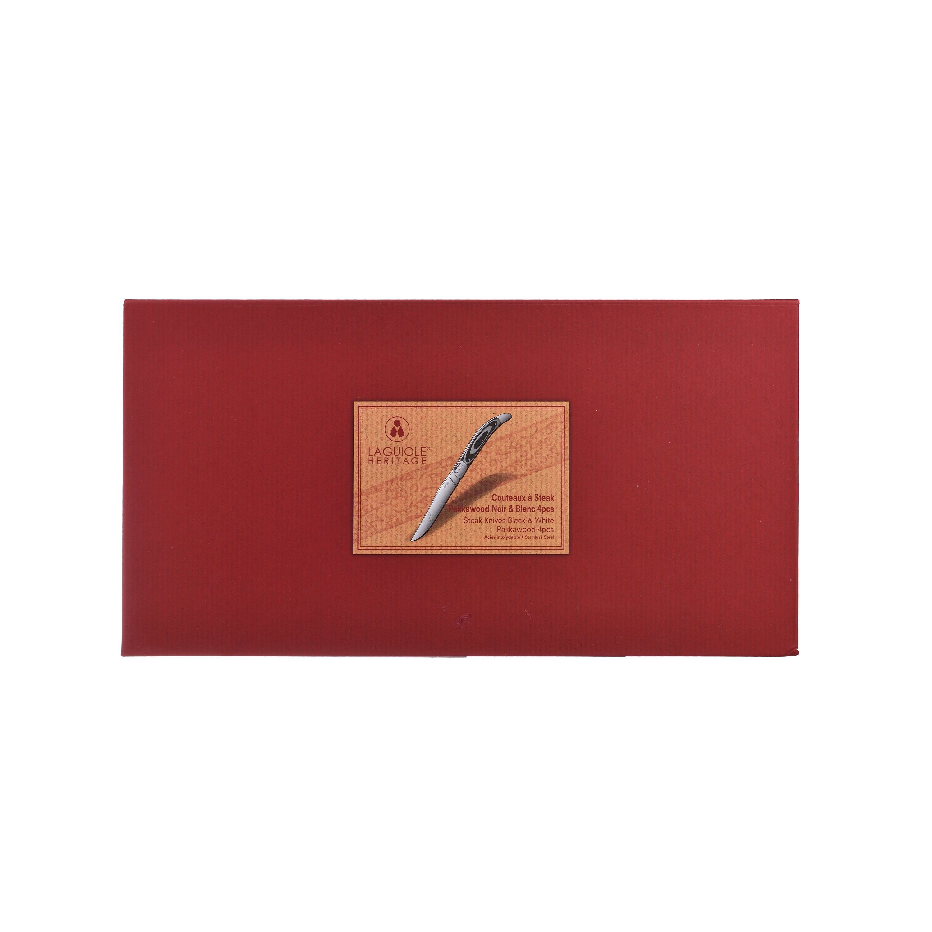 Estuche de 4 cuchillos para carne Laguiole Héritage