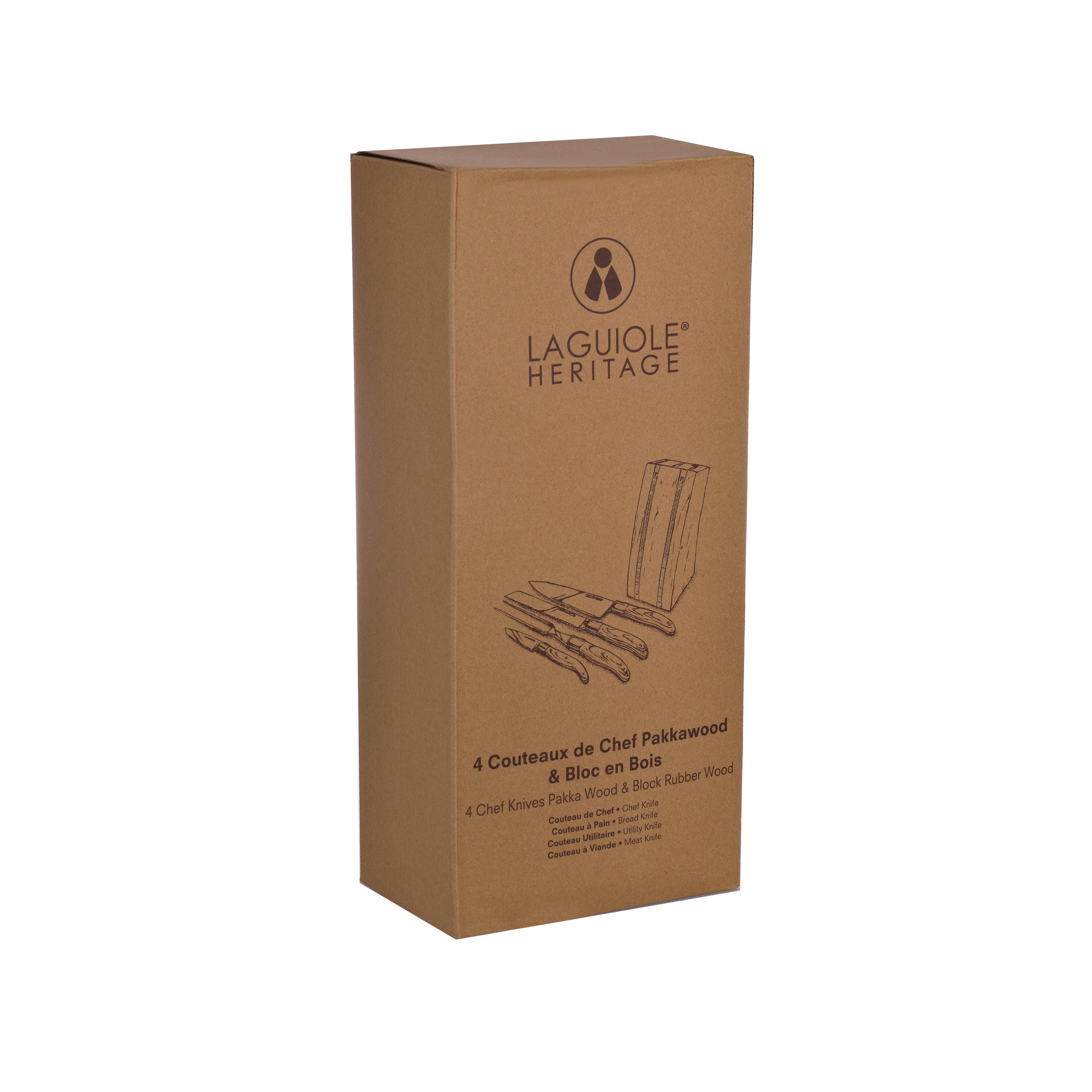 Laguiole Héritage Taco De 4 Cuchillos