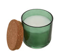 Anti Odor Scented Candle With Cork Stopper 330 G - Green