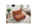 Azra - 2 Seater Armless Chair for Modular Sofa - Bouclette Fabric