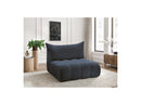 Azra - 2 Seater Armless Chair for Modular Sofa - Bouclette Fabric